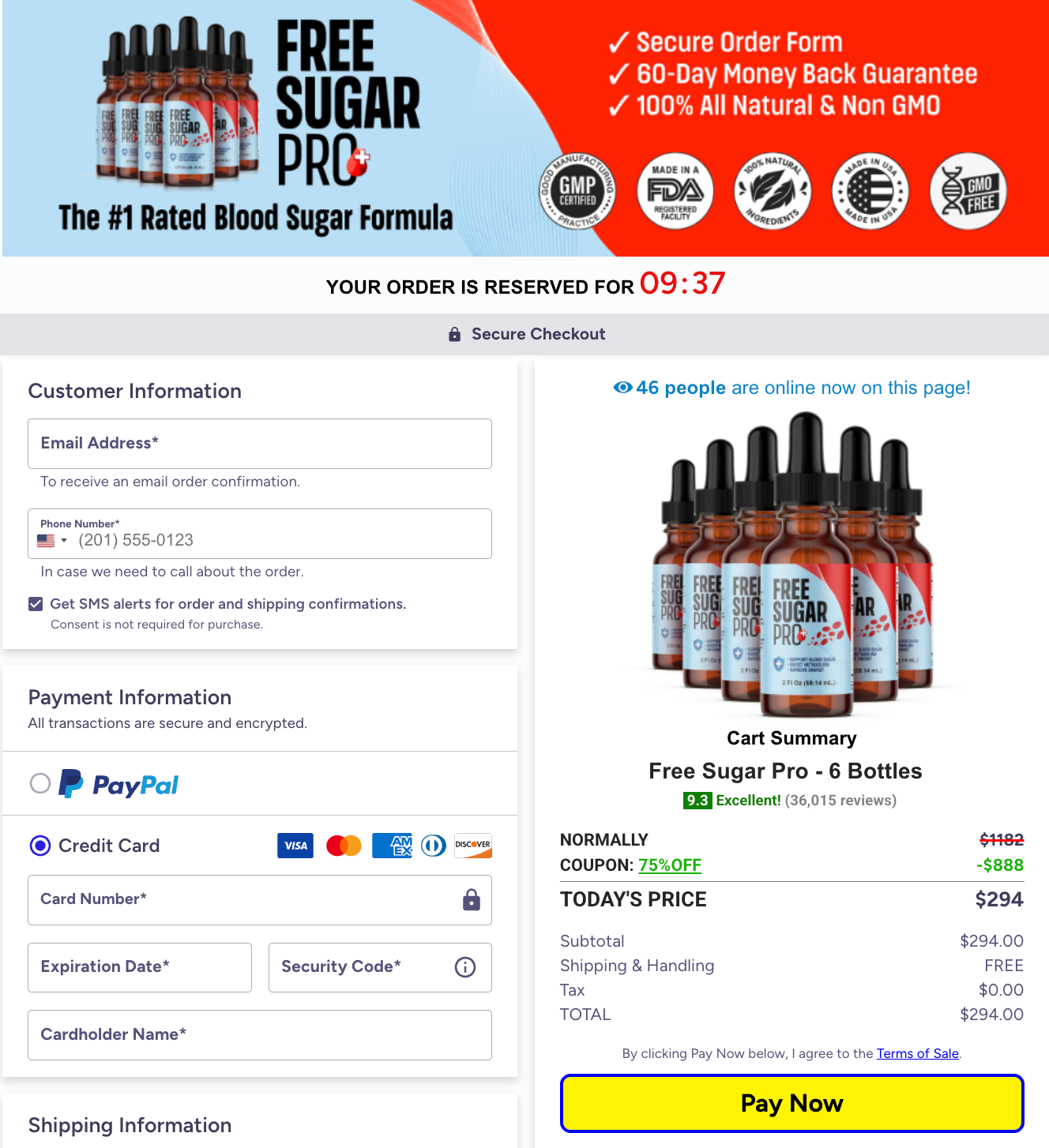 free-sugar-pro-order-page